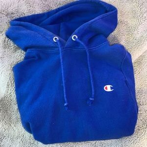 royal blue champion hoodie